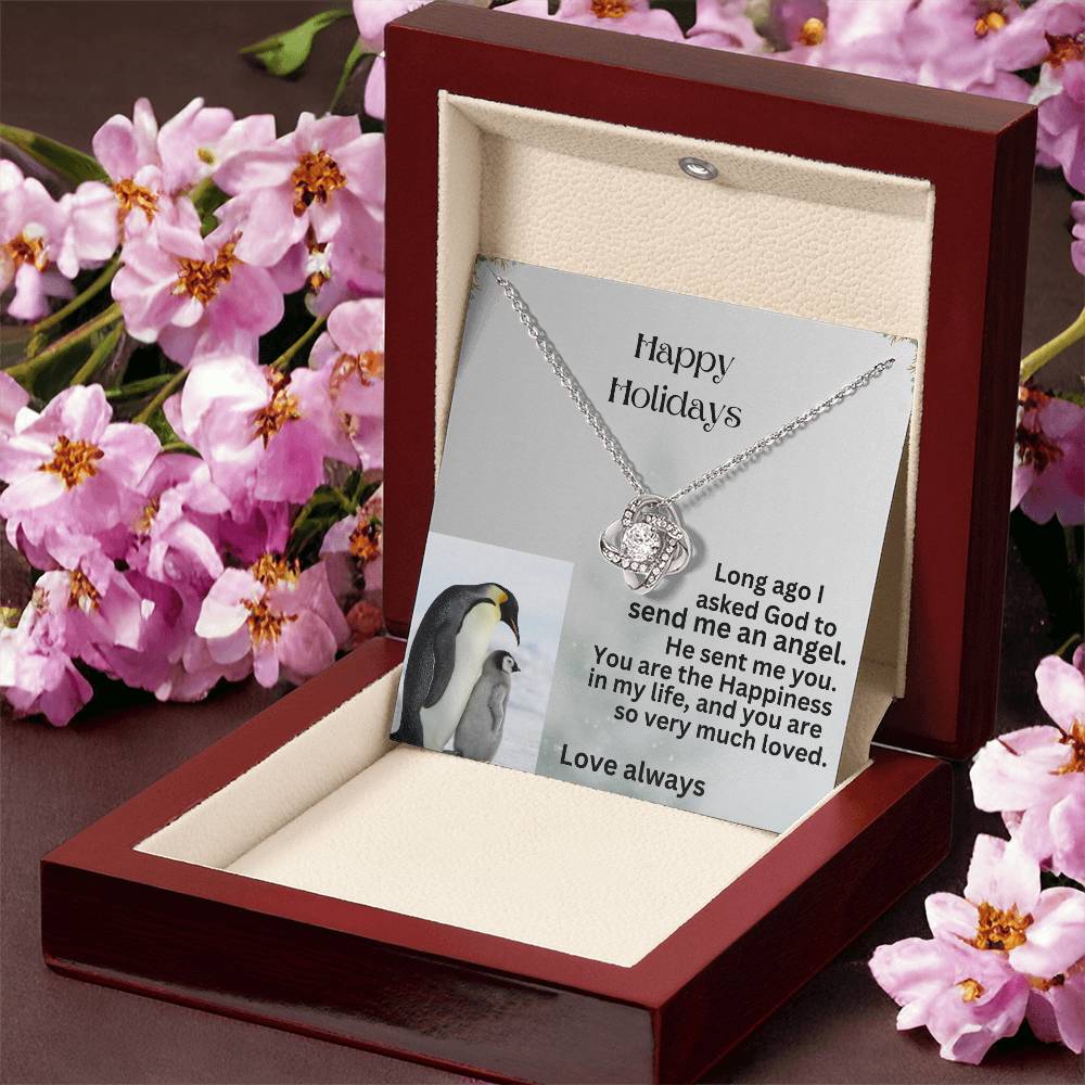 Love knot Necklace               on  sale   now