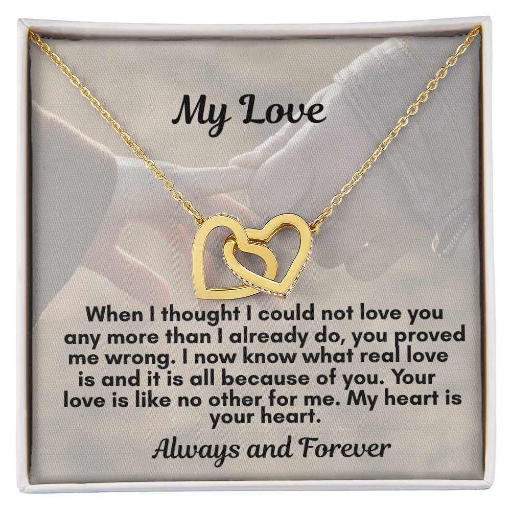 The interlocking Hearts Necklace