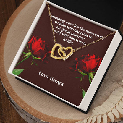 Interlocking Hearts Necklace - A Timeless Symbol of Love