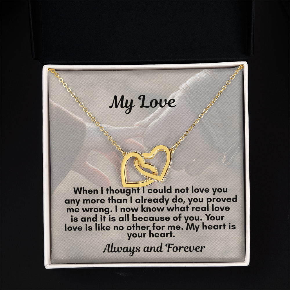 The interlocking Hearts Necklace