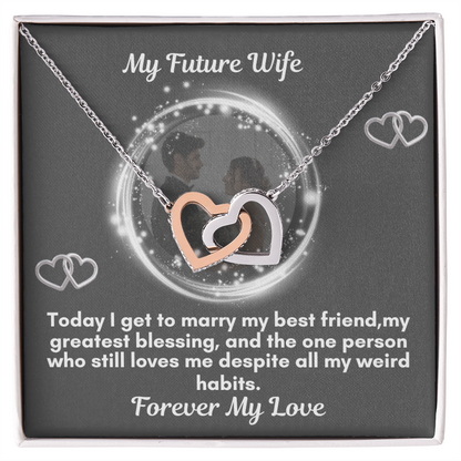 The Interlocking Hearts Necklace