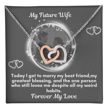 The Interlocking Hearts Necklace