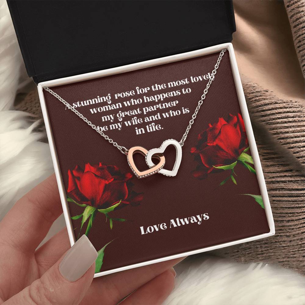 Interlocking Hearts Necklace - A Timeless Symbol of Love