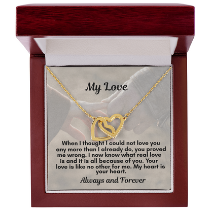 The interlocking Hearts Necklace