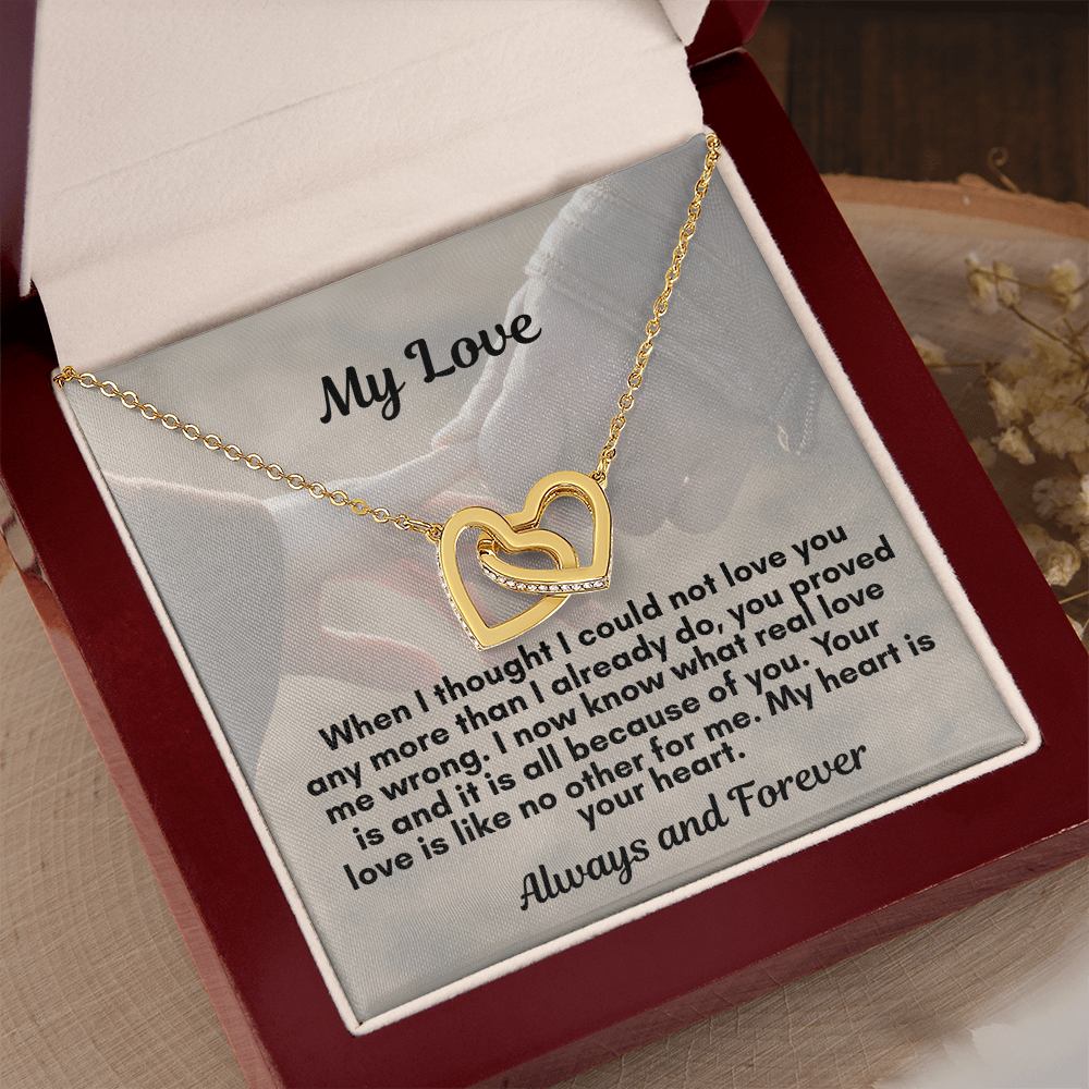 The interlocking Hearts Necklace