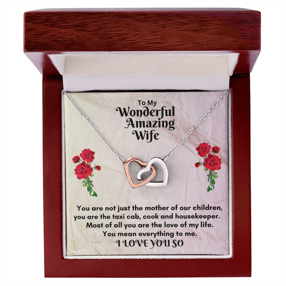 The Interlocking Hearts necklace