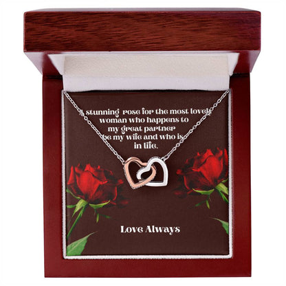 Interlocking Hearts Necklace - A Timeless Symbol of Love