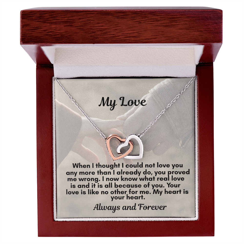 The interlocking Hearts Necklace
