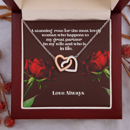 Interlocking Hearts Necklace - A Timeless Symbol of Love