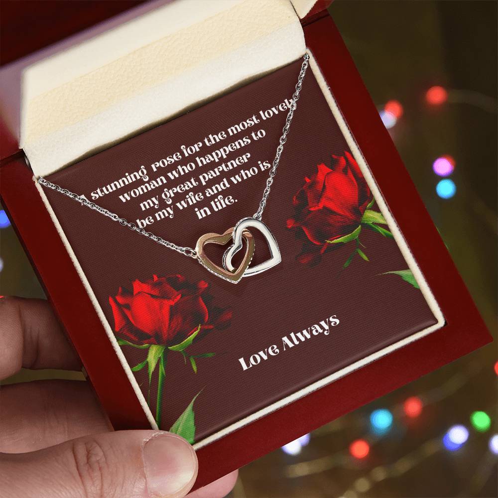 Interlocking Hearts Necklace - A Timeless Symbol of Love
