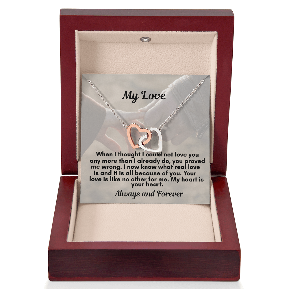 The interlocking Hearts Necklace