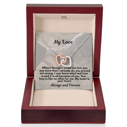 The interlocking Hearts Necklace