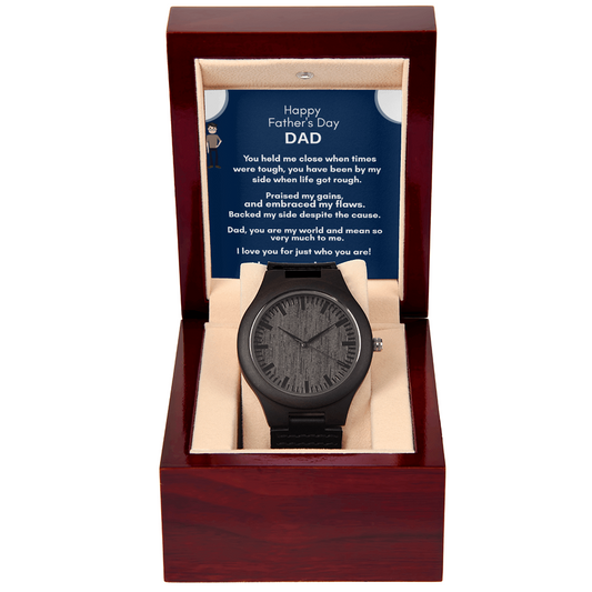 Give Dad this Most handsome Wooden Watch