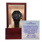 Black Chronograph Watch