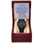 Black Chronograph Watch