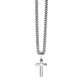 Cuban Chain with Artisan Cross Necklace