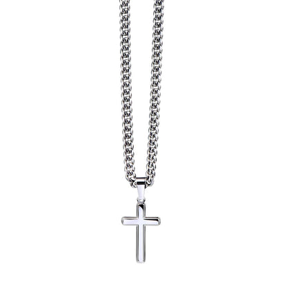 Transform Your Look with Our Artisan Cross Necklace with Cuban Chain