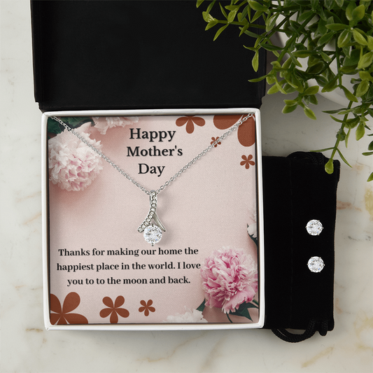 The Alluring Beauty Necklace and Matching Earring Set