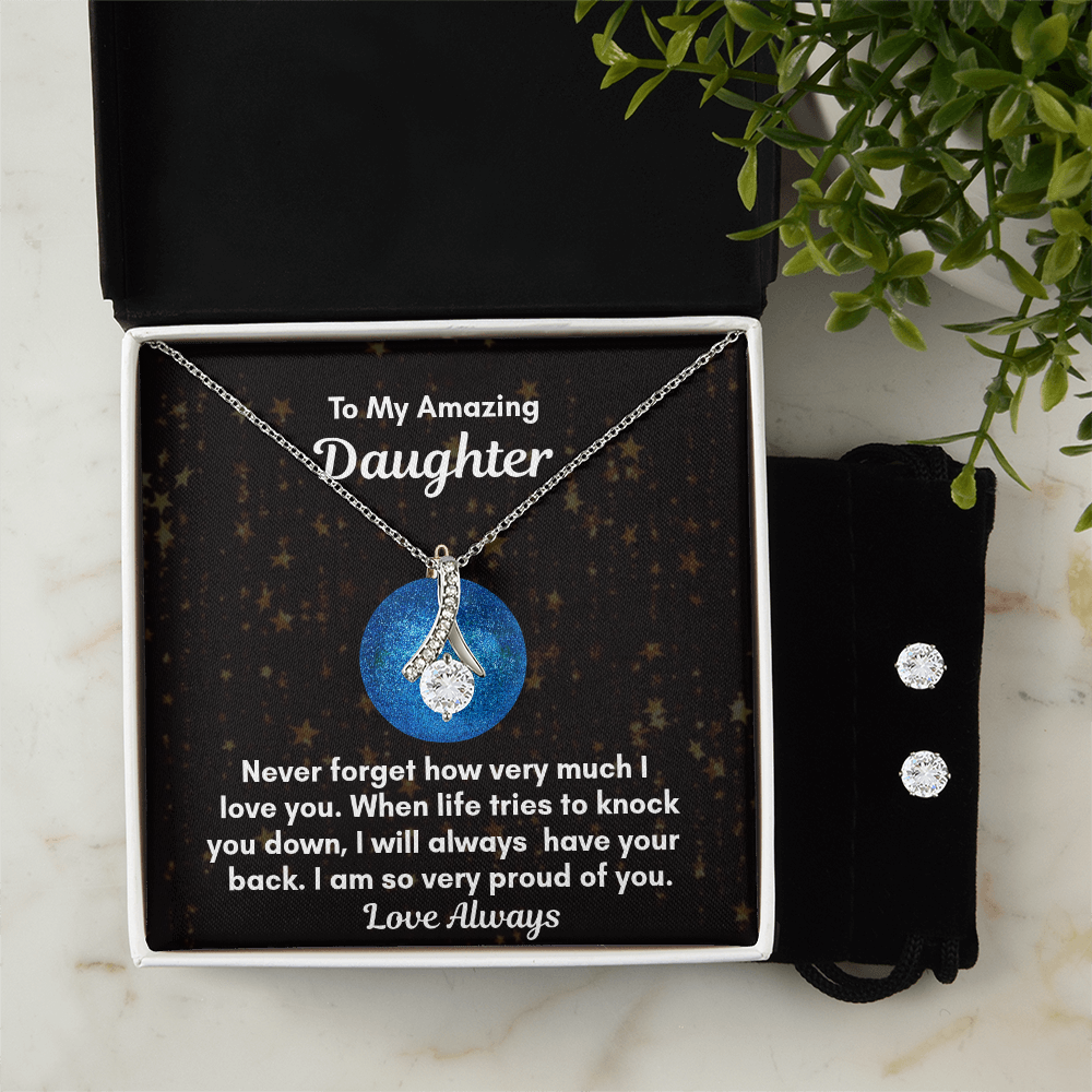 Alluring Beauty Necklace and Earring Set