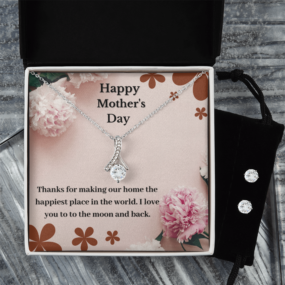 The Alluring Beauty Necklace and Matching Earring Set