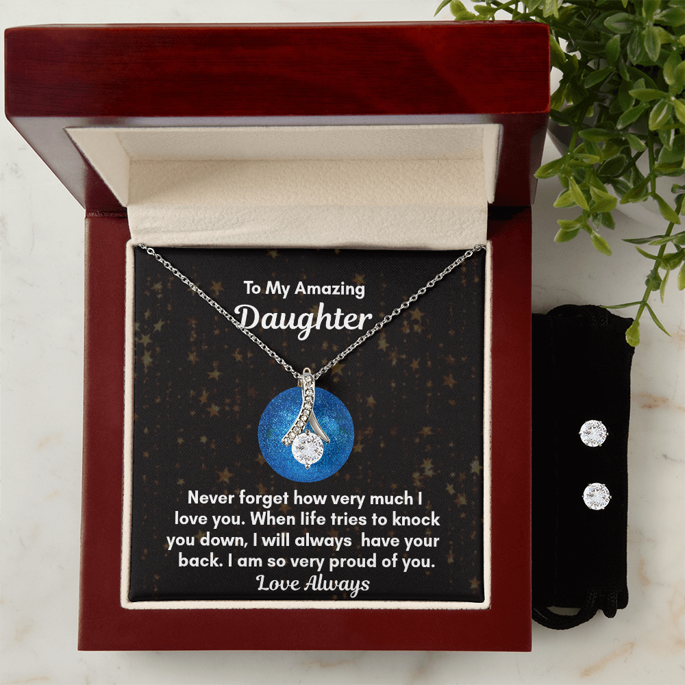 Alluring Beauty Necklace and Earring Set