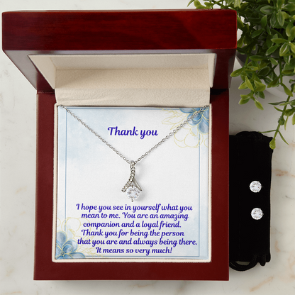 Alluring Beauty Necklace and Earring Set