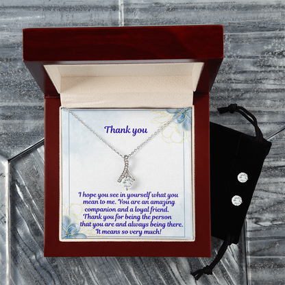 Alluring Beauty Necklace and Earring Set