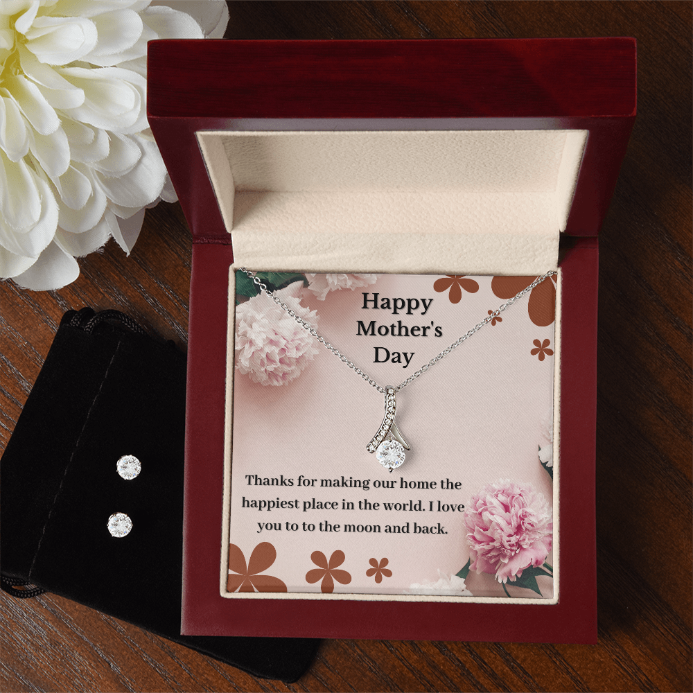 The Alluring Beauty Necklace and Matching Earring Set