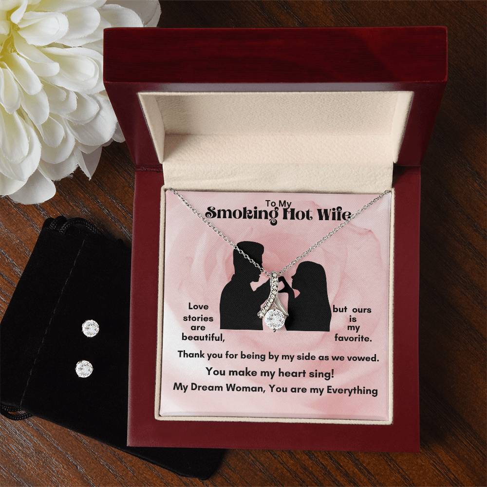 Alluring Beauty Necklace and Earring Set: The Perfect Jewelry for Your Loved One