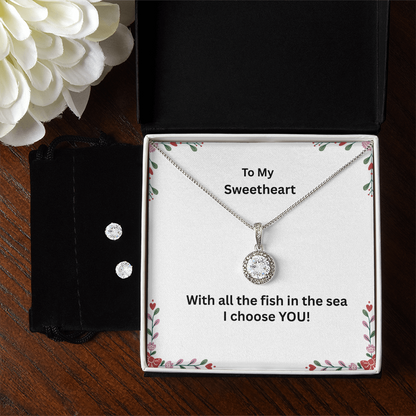 Eternal Hope Necklace and Earring Set