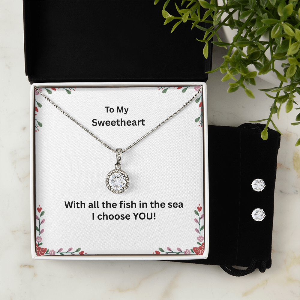 Eternal Hope Necklace and Earring Set