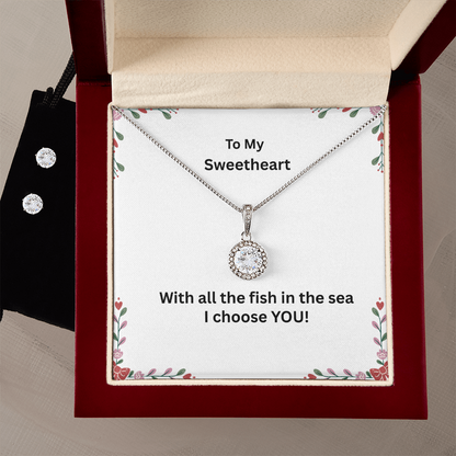 Eternal Hope Necklace and Earring Set