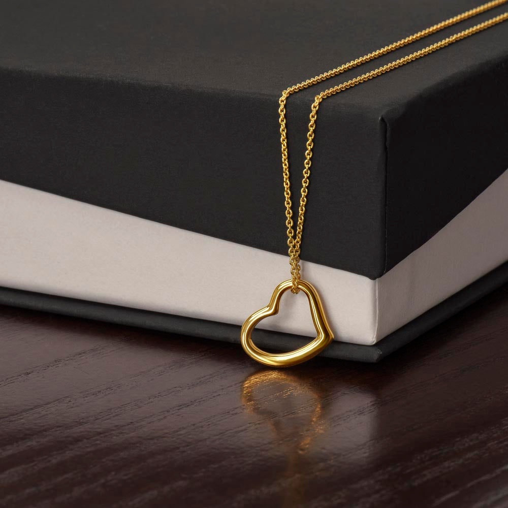 Elegant Delicate Heart Necklace - A Timeless Gift of Love