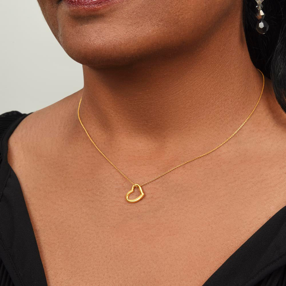 Elegant Delicate Heart Necklace - A Timeless Gift of Love