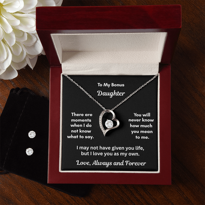 The Forever Love Necklace and Earring Set