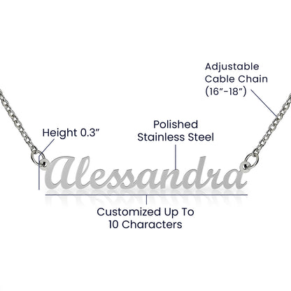 Personalized Name Necklace - A Cherished Gift for Every Occasion