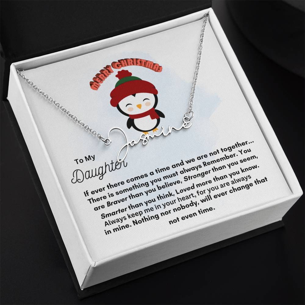 Signature name Necklace