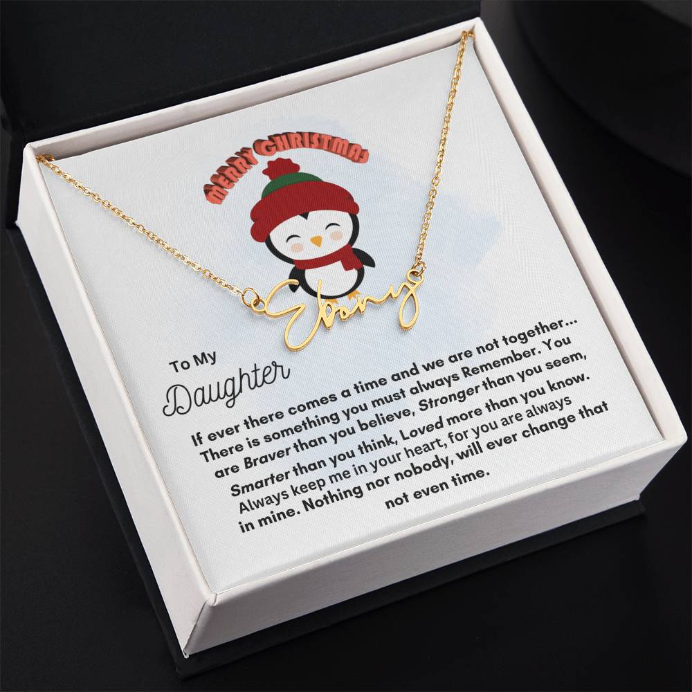 Signature name Necklace