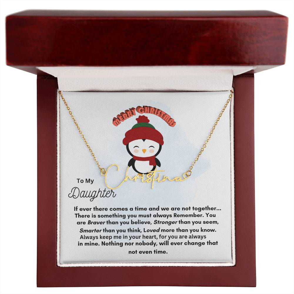 Signature name Necklace