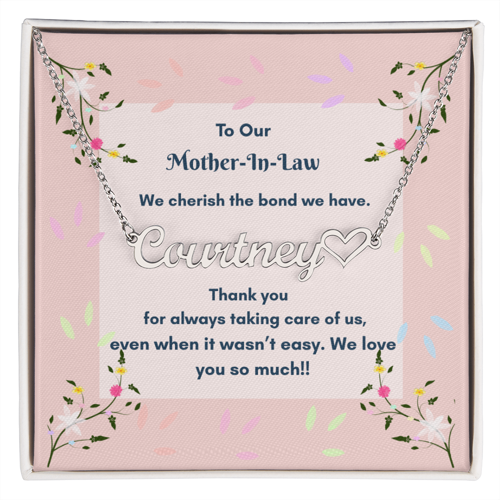 Personalized  Heart Name Necklace