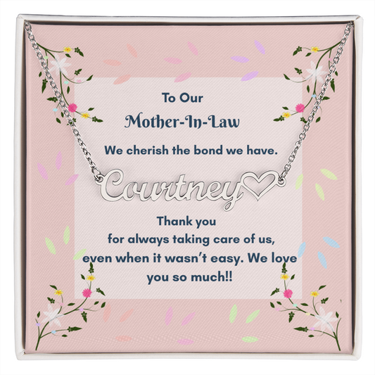 Personalized  Heart Name Necklace