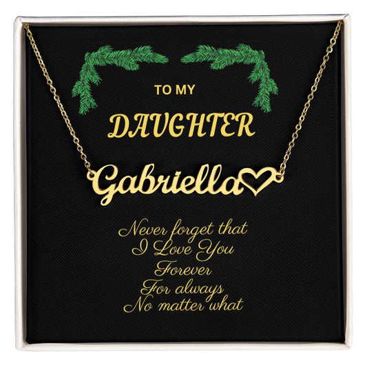 Heart Name Necklace