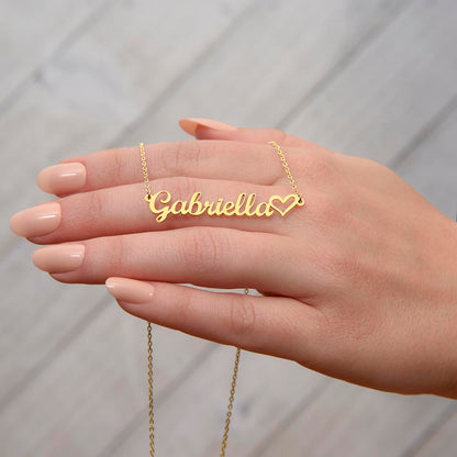 Personalized Heart Necklace - A Touch of Love in Every Letter