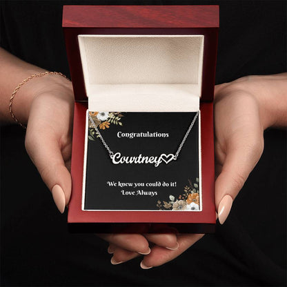 Personalized Heart Name Necklace