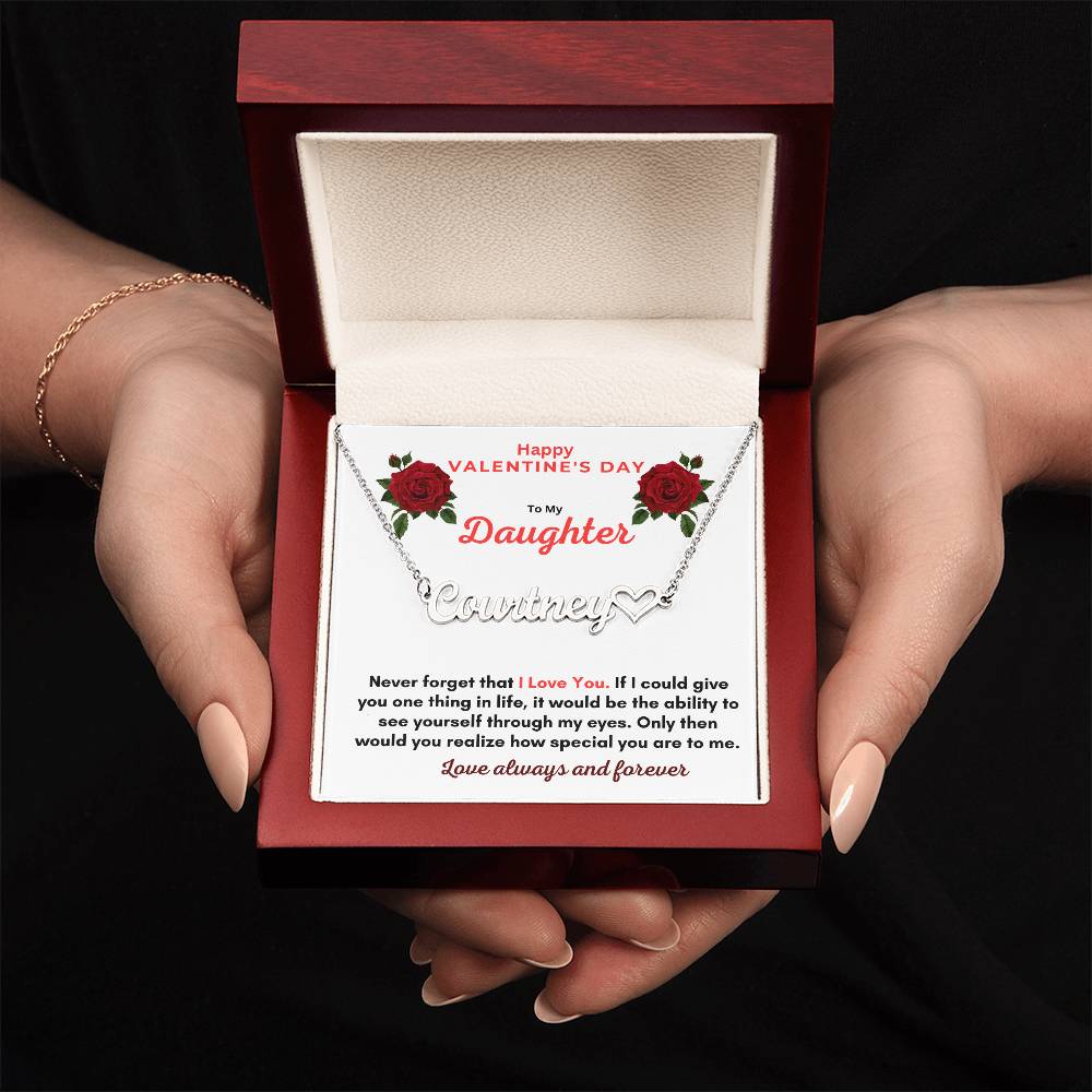 Heart Name Necklace