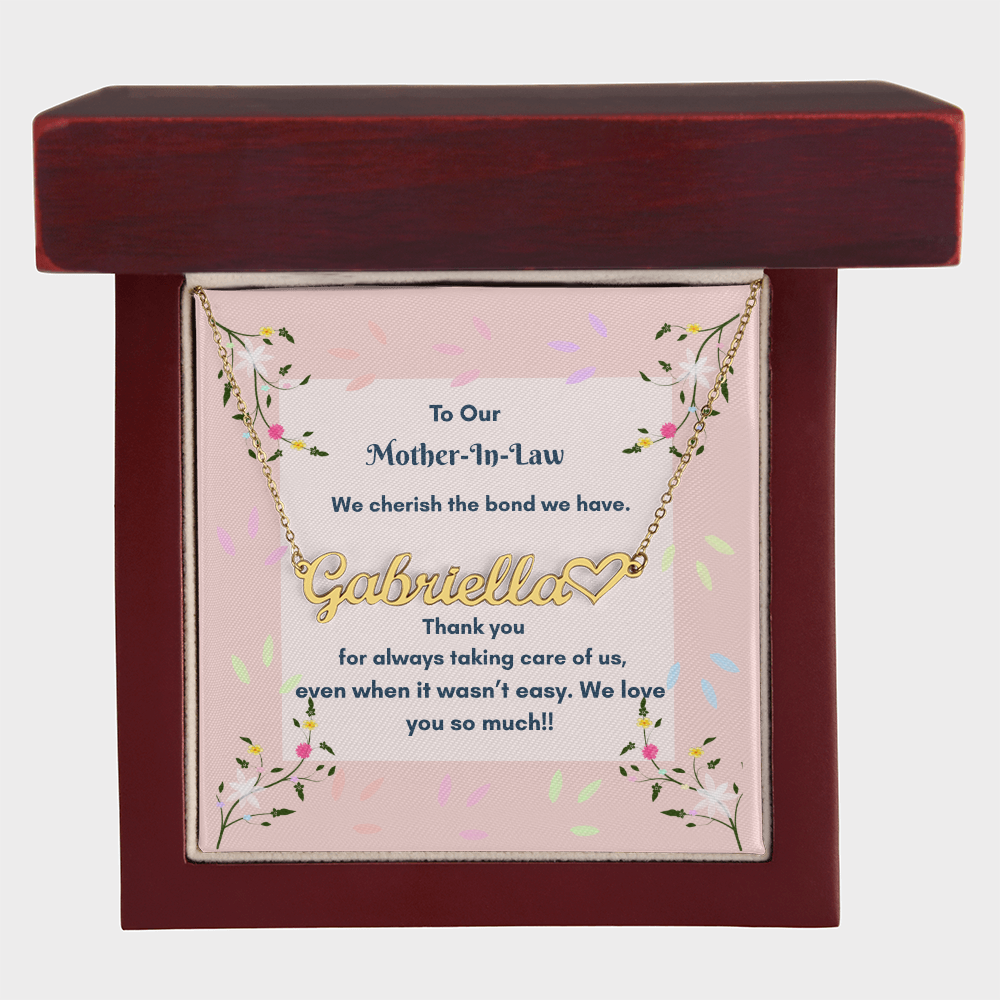 Personalized  Heart Name Necklace