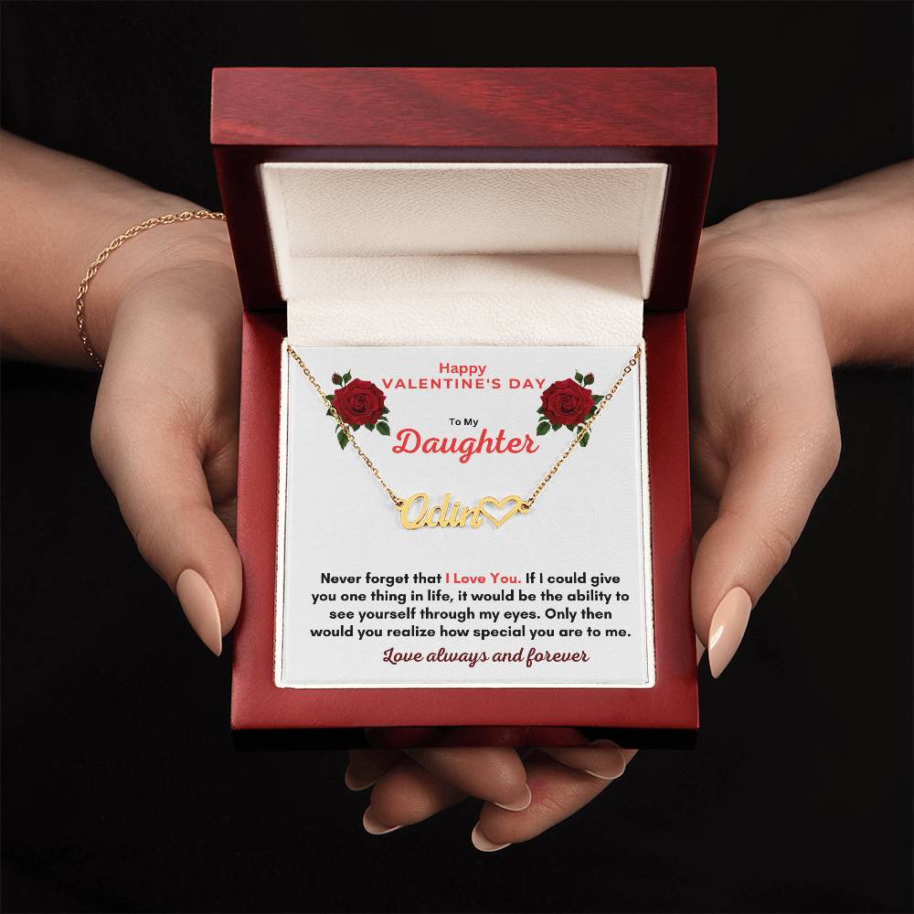 Heart Name Necklace