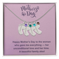 Custom Baby Feet Necklace with Birthstone