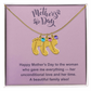 Custom Baby Feet Necklace with Birthstone