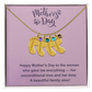 Custom Baby Feet Necklace with Birthstone